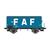 Dekas H0 DSB gedeckter Güterwagen Gklm, FAF 12, Ep. IV