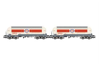 Electrotren H0 RENFE Druckgaskesselwagen-Set, Esso Saltra, Ep. III-IV, 2-tlg.