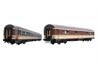 Electrotren H0 RENFE Reisezugwagen-Set BBL-9600 + DDE-10400, Estrella, Ep. IV, 2-tlg.