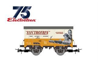 Electrotren H0 RN gedeckter Güterwagen J, 75° aniversario de Electrotren, Ep. III