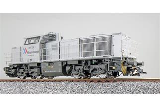 ESU H0 (AC/DC Sound) RheinCargo Diesellok DH 708, silber, Ep. VI