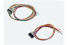 ESU Kabelsatz mit 6-poliger Buchse nach NEM 651, DCC Kabelfarben, 300 mm Länge