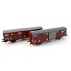 Exact-Train H0 DB/SBB gedecktes Güterwagen-Set Gbs, Ep. IV, 2-tlg.