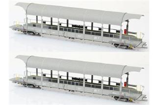 Exact-Train H0 (DC) BLS Autoverladezug-Wagenset 4 AP43, Ep. VI, 2-tlg.