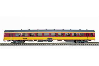 Exact-Train H0 NS/SNCB Reisezugwagen ICR B, 2. Klasse, gelb/rot, Ep. IV
