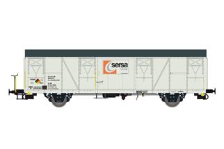 Exact-Train H0 Sersa gedeckter Güterwagen Gbs (Sonderserie CH)