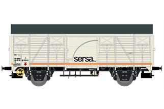Exact-Train H0 Sersa gedeckter Güterwagen Vs (Sonderserie CH)