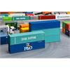Faller H0 40'-Container-Set, China Shipping/P&O, 5-tlg.