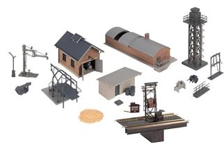 Faller H0 Ausgestaltungs-Set Bahnbetriebswerk