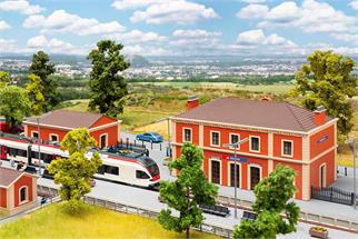 Faller H0 Schweizer Bahnhof-Set