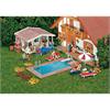 Faller H0 Swimmingpool und Gartenhaus