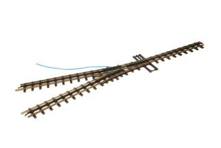 Ferro-Train H0n3z Y-Weiche für Zahnradbahn, Stellhebel rechts, Fertigmodell