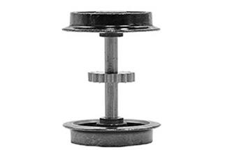 Fleischmann H0 (ET) AC-Radsatz mit Zahnrad und Haftreifen