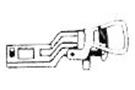 Fleischmann H0 (ET) End-Bügelkupplung zu RoLa-Wagen (Inhalt: 2 Stk.)