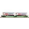 Fleischmann N CFL Cargo Doppel-Taschenwagen Sdggmrs/T3000e, Mars Logistics, Ep. VI