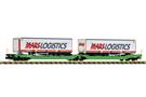 Fleischmann N CFL Cargo Doppel-Taschenwagen Sdggmrs/T3000e, Mars Logistics, Ep. VI