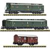Fleischmann N DB/DBP Postwagen-Set Postzug, Ep. III, 3-tlg.