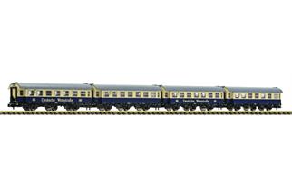 Fleischmann N DB Personenwagen-Set, Deutsche Weinstrasse, Ep. IV, 4-tlg.