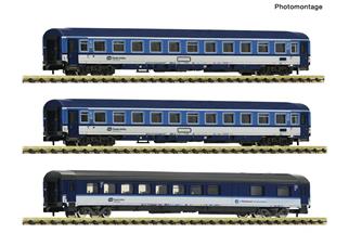 Fleischmann N (DC) CD 3-tlg. Set: Eurofima-Wagen, CD