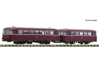 Fleischmann N (DC) DB Schienenbus-Garnitur 795 313-7 mit Beiwagen BR 995, DB