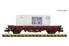 Fleischmann N (DC) DR Flachwagen, DR