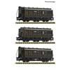 Fleischmann N (DC) DRG 3-tlg. Set: Personenwagen, DRG
