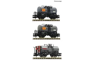 Fleischmann N DR 3-tlg. Set: Kesselwagen