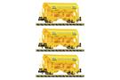 Fleischmann N EEWS Schwenkdachwagen-Set Tdgs, SKW Piesteritz, Ep. VI, 3-tlg.
