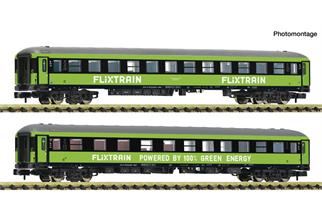 Fleischmann N Flixtrain 2-tlg. Set 1: Reisezugwagen