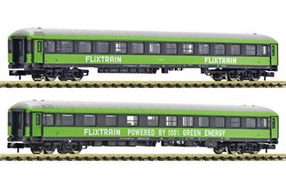 Fleischmann N Flixtrain Reisezugwagen-Set 1, Ep. VI, 2-tlg.