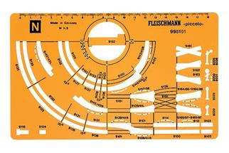 Fleischmann N Gleisplanschablone