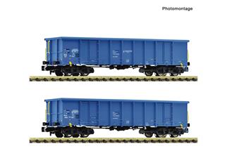 Fleischmann N Hochbordwagen-Set Eanos, Ep. VI, 2-tlg.