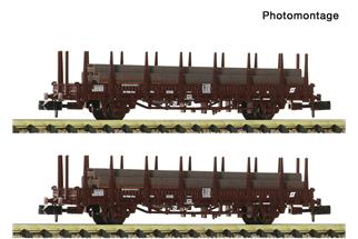 Fleischmann N ÖBB Güterwagen-Set 2 Stahlzug, Ep. IV, 2-tlg.