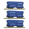 Fleischmann N PKP Cargo Selbstentladewagen-Set Falns, Ep. VI, 3-tlg.