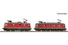 Fleischmann N SBB Elektrolok-Set Re 6/6 11672 + Re 4/4 III 11361, Ep. IV, 2-tlg.