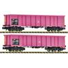 Fleischmann N SBB Hochbordwagen-Set Eanos, Ep. V-VI, 2-tlg.