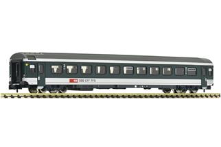 Fleischmann N SBB Reisezugwagen EW IV B, 2. Klasse, grün/grau, Ep. V