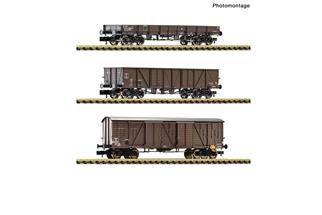 Fleischmann N SNCF 3-tlg. Set: Güterwagen