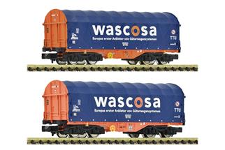 Fleischmann N Wascosa Schiebeplanenwagen-Set Shimmns, Ep. VI, 2-tlg.