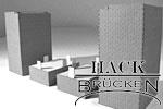 Hack H0 Brückenteile und Widerlager