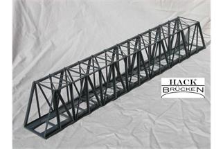 Hack H0 K63 Kastenbrücke schräg, 63 x 7.5 x 10 cm, massive Streben