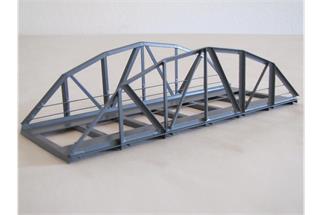 Hack H0 VB18-64 Vorflutbrücke rund, 18 x 6.4 x 4.8 cm