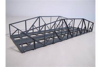 Hack H0 VB30-2-64 Vorflutbrücke rund, 30 x 13.2 x 5.8 cm, 2-gleisig, 64 mm Gleisabstand