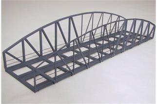 Hack TT VT33-2 Vorflutbrücke rund, 33 x 8 x 6.8 cm, 2-gleisig