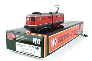 HAG 198 H0 (AC) SBB Elektrolok Re 6/6 11601 Wolhusen, rot (OCC)