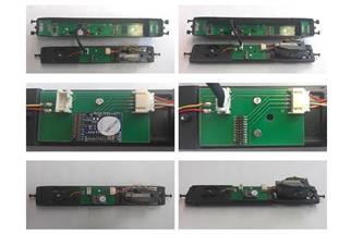 HAG H0 (ET) Bodenprint mit Stecker und Litzen komplett zu Re 460