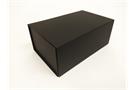 Halling Edle Magnetverschluss-Schachtel, 200 x 120 x 80 mm, schwarz unbedruckt