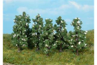 Heki H0/N/Z Birnbäume blühend 6 cm (Inhalt: 6 Stk.)