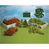 Heki H0/N/Z Laubbäume und Büsche dunkelgrün (Inhalt: 15 Stk.)