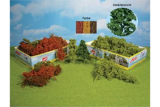 Heki H0/N/Z Laubbäume und Büsche herbstlich (Inhalt: 15 Stk.)
